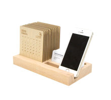 Календар настільний органайзер дерев'яний