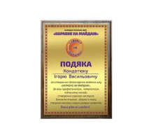 Диплом із термопереносом 200*250 мм