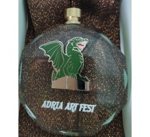 Медаль  скляна на стрічці