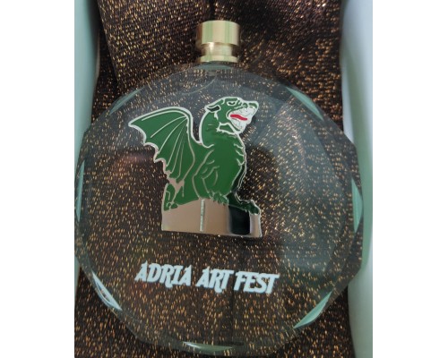 Медаль  скляна на стрічці