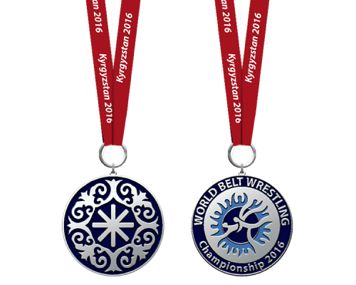 Медаль травлена  на стрічці