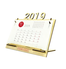 Календар настільний з фанери перекидний