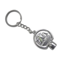 Брелок металевий нестандартної форми новий
