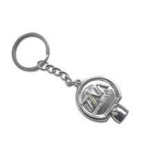 Брелок металевий нестандартної форми новий