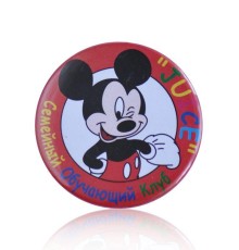 Значок закатний поліграфічний 43мм