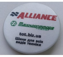 Значок закатний поліграфічний світловідбивний 56мм