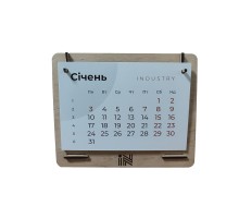 Календар настільний із фанери