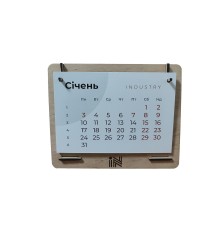 Календар настільний із фанери