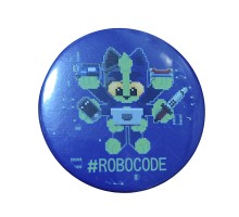 Значок вальцований круглий 43 мм