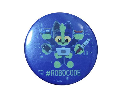 Значок вальцований круглий 43 мм