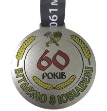 Медаль з УФ друком