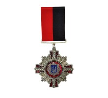 Значок литий хрест на колодці 50*50мм