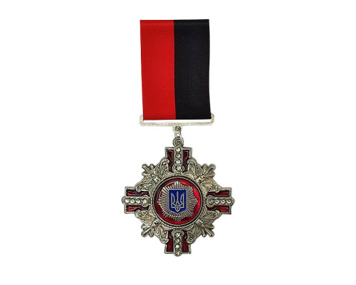 Значок литий хрест на колодці 50*50мм