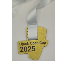 Медаль металева золотиста «Upark Open Cup 2025»