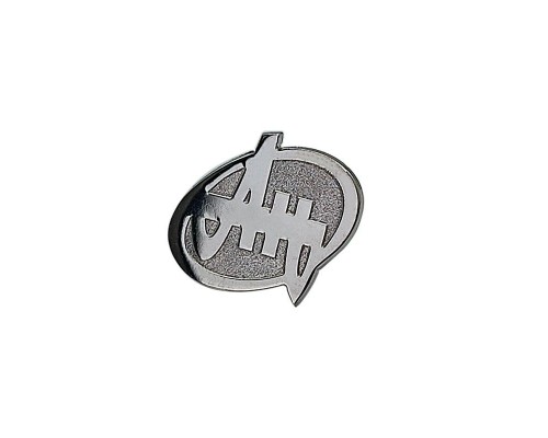 Значок травлений сріблястий для авіазаводу «Антонов» 20х20 мм